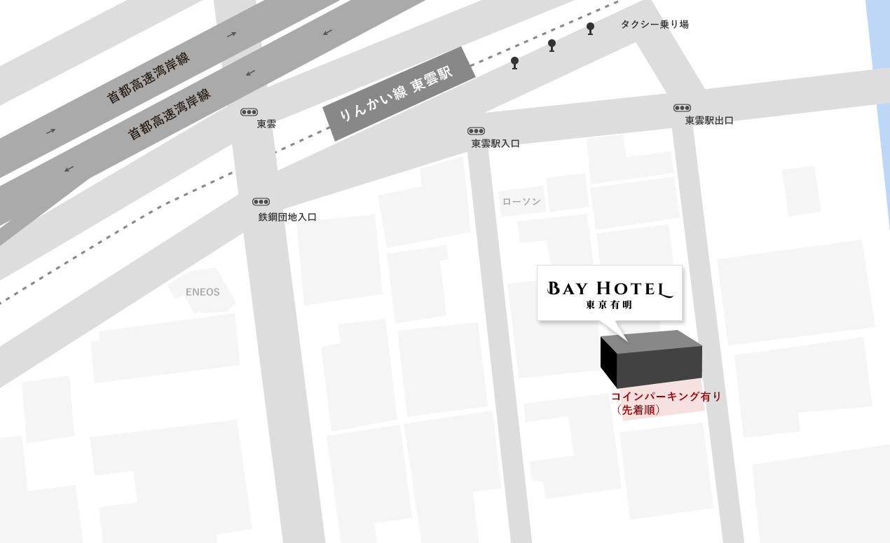 ホテル周辺マップ