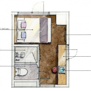 ダブルルーム Double Room